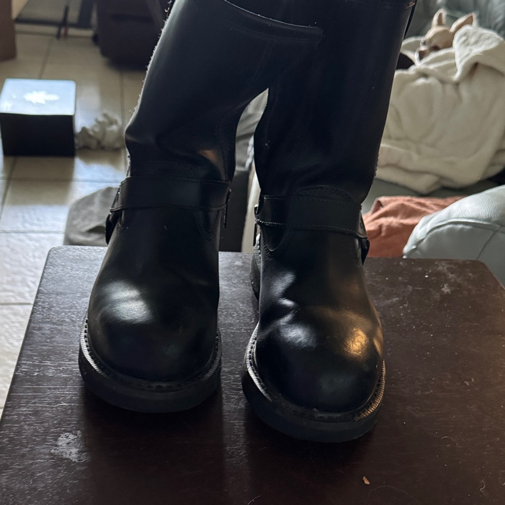 Harley-Davidson Men's Black Riding Boots - Picture 4 of 5